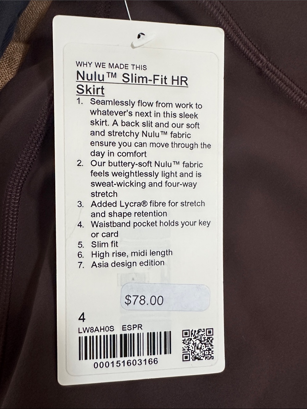 lululemon athletica Pencil Skirt Duo — Charcoal and Dark Brown - Picture 2 of 10